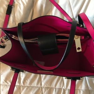 Like new black and pink Kate Spade purse